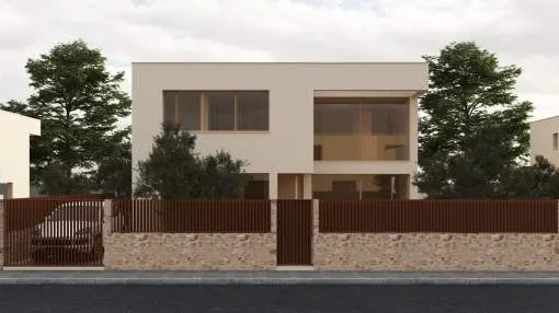 Semi-detached property under construction in Can Picafort