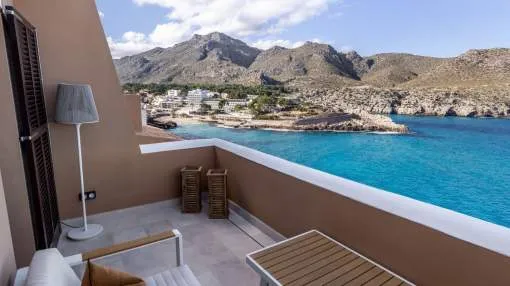 Captivating seafront retreat in Urbanisation Casas Del Mar in Cala Carbó, Cala San Vicente