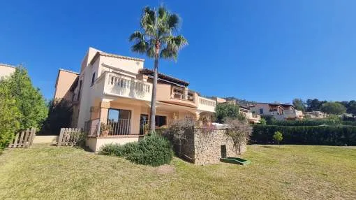 Sunny garden apartment located in a frontline to golf development in Santa Ponsa