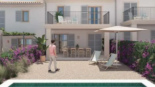 Brand new townhouse with pool in the heart of Caimari