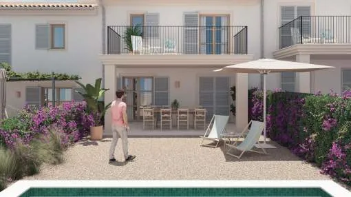 Brand new townhouse with pool in the heart of Caimari