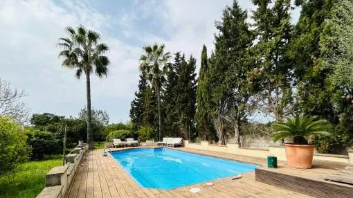 Detached house in Algaida with garden and swimming pool