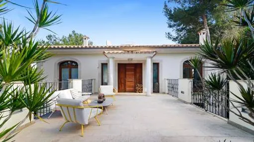 Well-kept villa with partial sea views in Nova Santa Ponsa