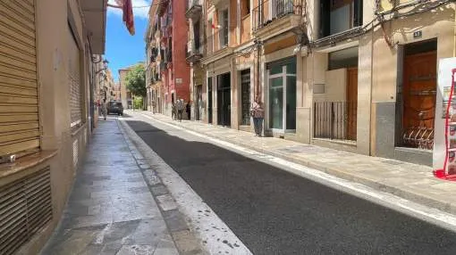 Building with housing project in Palma's Old Town