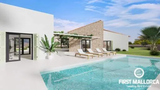 Plot of land with license to build a luxury villa Plot of land with license to build a luxury villa