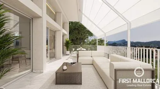 Attractive plot with building project in Port de Soller Attractive plot with building project in Port de Soller
