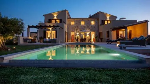 Fantastic newly built finca in a prime location between Campos and Mallorca's most beautiful beach, Es Trenc Fantastic newly built finca in a prime location between Campos and Mallorca's most beautiful beach, Es Trenc