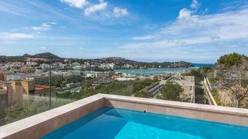 Newly built penthouse with sea views from your private rooftop pool in Santa Ponsa for sale Newly built penthouse with sea views from your private rooftop pool in Santa Ponsa for sale