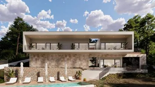 Newly built villa in Rottes Velles with panoramic mountain views Newly built villa in Rottes Velles with panoramic mountain views