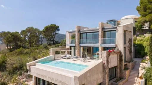 Exceptional modern design villa with sea views in Canyamel Exceptional modern design villa with sea views in Canyamel