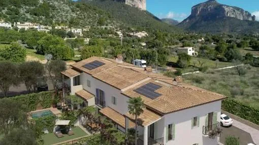 Impressive new-build townhouse in Alaró, Mallorca.