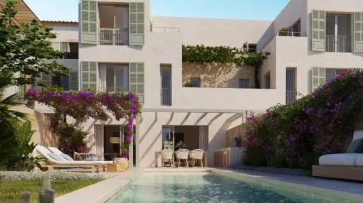 Spacious new-build townhouse in the centre of Santanyi Spacious new-build townhouse in the centre of Santanyi