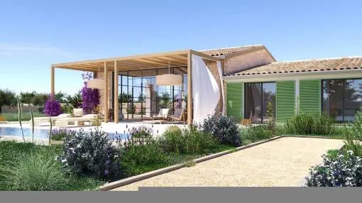 Your future luxury villa under construction in Llucmajor Your future luxury villa under construction in Llucmajor