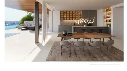 Contemporary new built villa with Sea Views