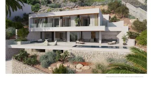 Contemporary new built villa with Sea Views Contemporary new built villa with Sea Views