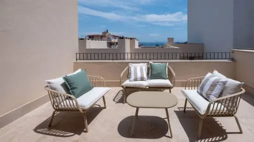 Beautiful new townhouses in El Terreno with sea views