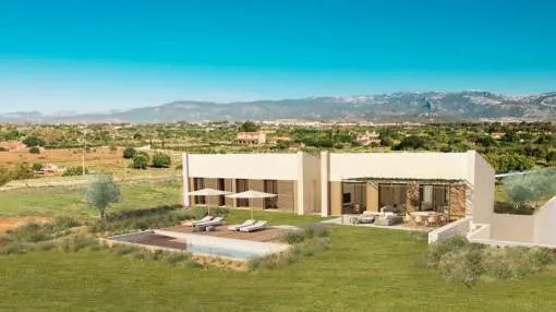 Villa under construction in Consell Villa under construction in Consell