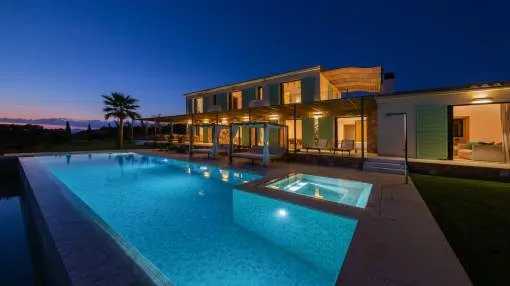 Jewel in Ses Salines: Newly Built Villa with Luxury, Privacy & Cutting-Edge Design