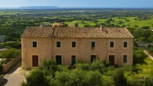 Building plot with sea views in Ses Salines