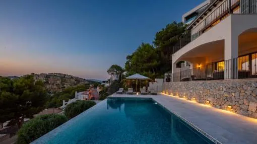 A Spectacular Four-bedroom, Five-bathroom Coastal Villa with Panoramic Sea Views in Cala Llamp is Now for Sale