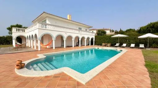 Unique villa with pool, sea views, and premium services in Sa Torre