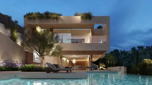 Building plot with license and direct beach access in Cala Santanyí