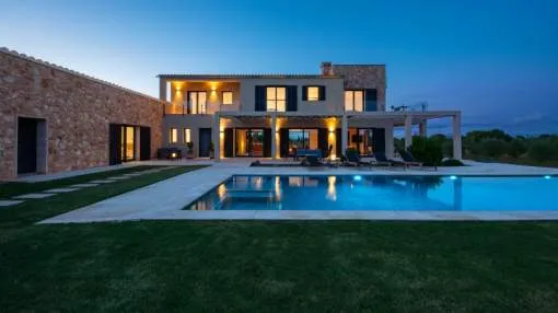 Stunning modern villa with pool, olive trees, and total privacy in Ses Salines