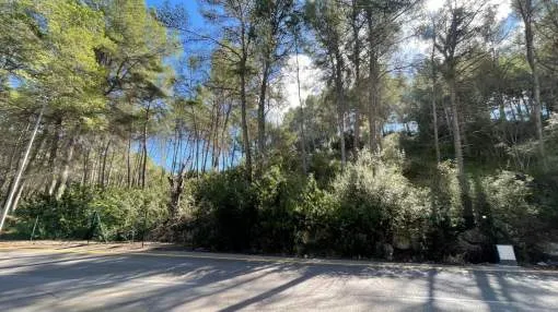 Building plot with project in prestigous Son Vida, Mallorca