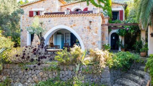 Detached House with Sea Views in Deià on the West Coast of Mallorca.