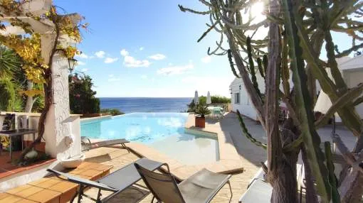Exclusive frontline villa in Cala Pi with panoramic Mediterranean views