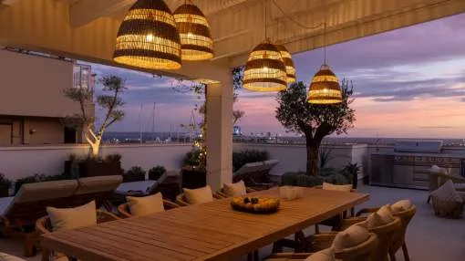 Frontline Penthouse with Marina Views and Private Rooftop Terrace