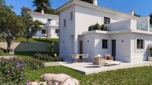 Newly built villa near the sea in Cala Romantica