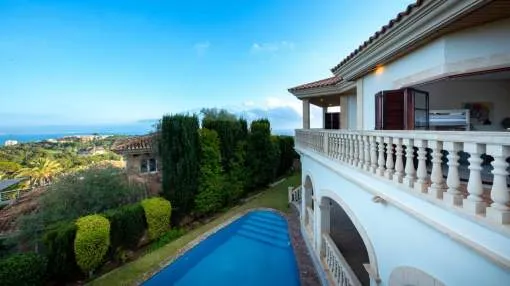 Luxury Villa in Bendinat with Sea and Mountain Views