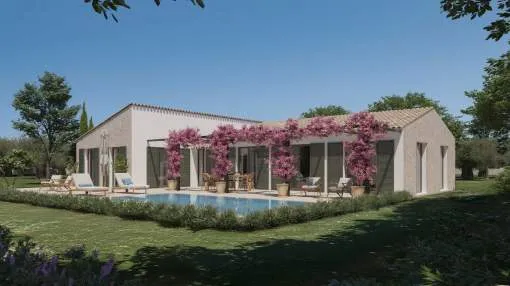 Stunning rural plot with a building license and a project.
