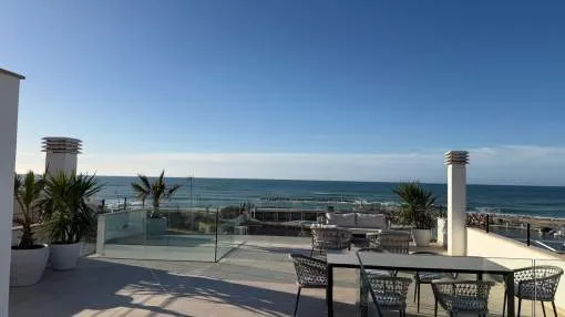 Modern and light-flooded Duplex in Portixol with breathtaking sea views a few steps from the beach