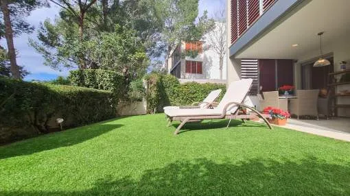 Exceptional Ground Floor Apartment in the Prestigious Es Pinar Community, Bendinat – Short-Term Rental.
