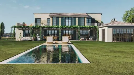 Luxury New Build Finca near Santa Maria – Authentic Mallorcan Style