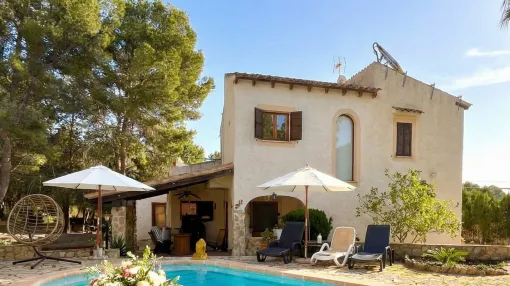 Bright chalet in Costa de la Calma, surrounded by peace and nature