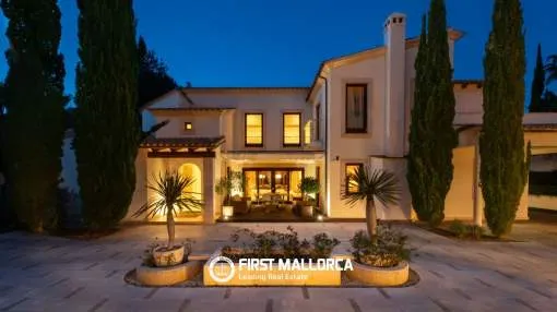 Exceptional luxury villa in Santa Ponsa overlooking Santa Ponsa Golf Course