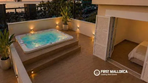 Renovated apartment with a large sea-view terrace in Puerto de Soller