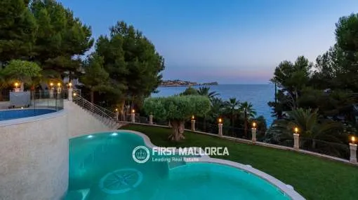 Mediterranean mansion right on the sea