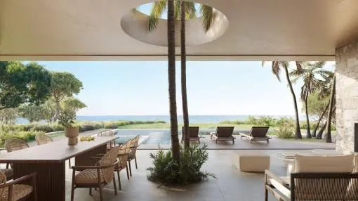 Amazing newly built bungalow-villa in Sa Torre on the sea front