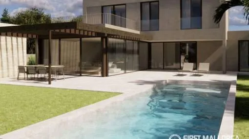Exclusive villa under construction in Sa Torre
