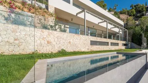 Exclusive contemporary villa with sea views in Costa d'en Blanes