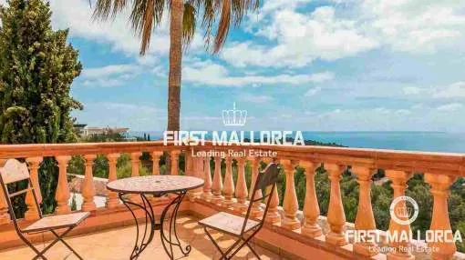Mallorca villas for rent: Sea view villa in gated community for rent