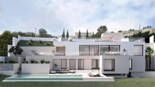 Modern new build villa in best area in Puerto de Andratx Modern new build villa in best area in Puerto de Andratx