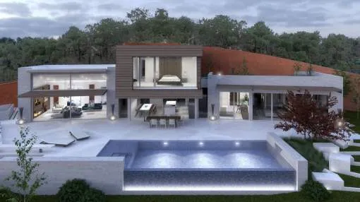 Sensational New Build Villa near to the Beach Club in Puerto de Andratx!