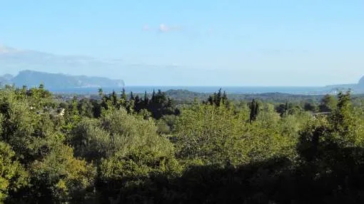 Country property with a high potential on a large land near Pollensa