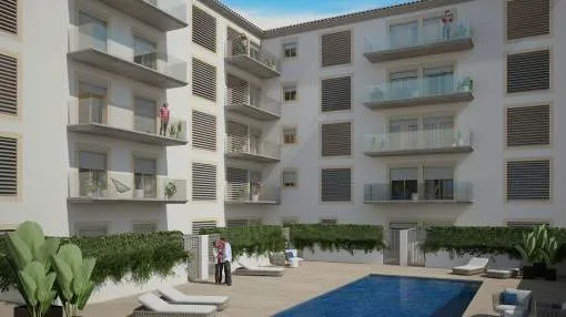 New high-quality apartment in a central location in Llucmajor