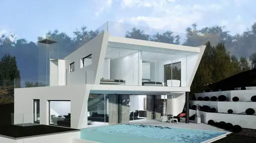 Cala Llamp – Luxury villa project in a prime location with sea views Cala Llamp – Luxury villa project in a prime location with sea views